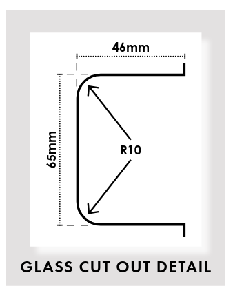 Door panel (2x hole)